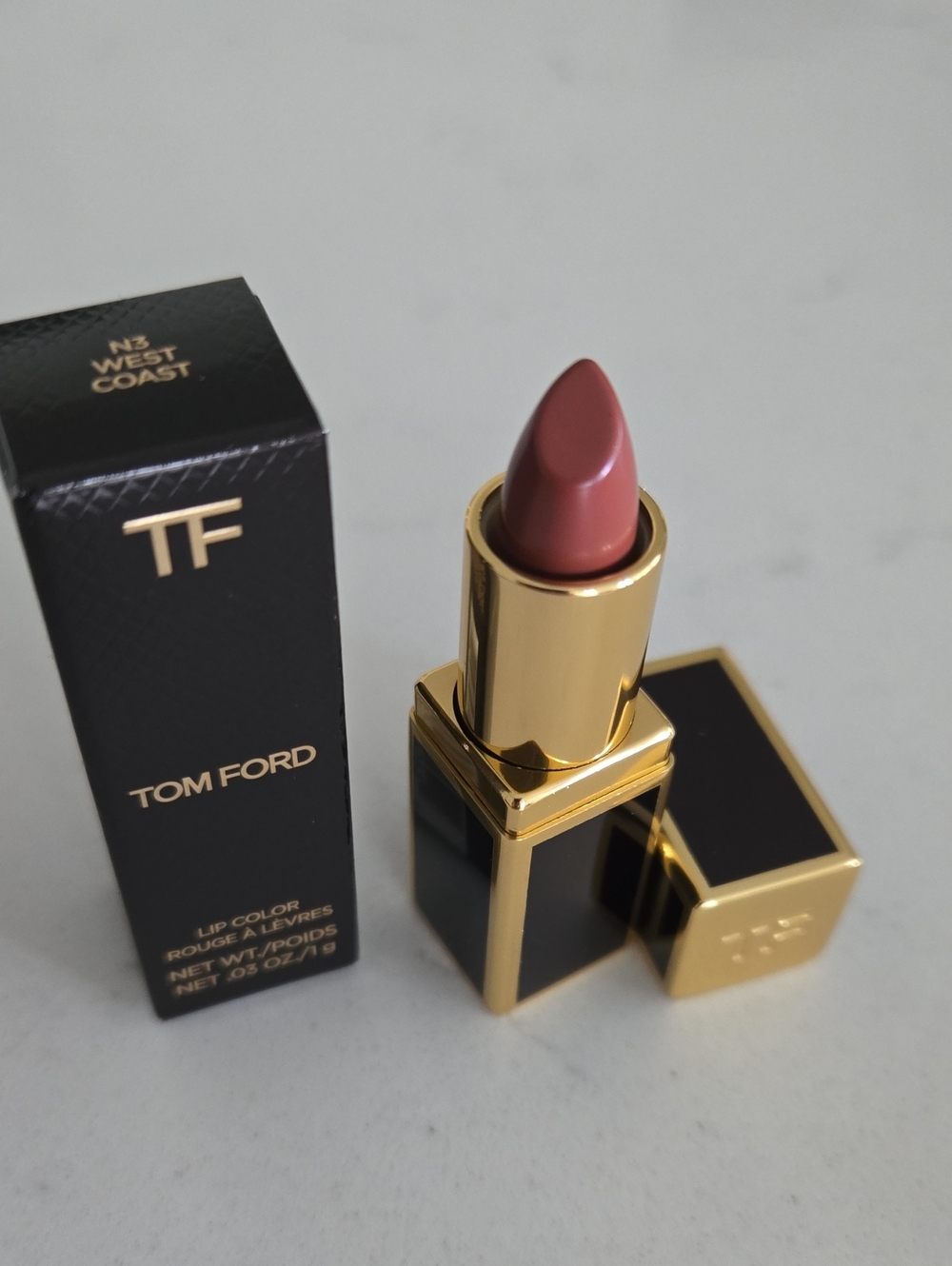 New in box never Used Tom Ford lipstick deluxe mini travel N3 West Coast